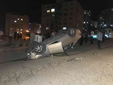 Elazığ’da otomobil takla attı: 4 yaralı
