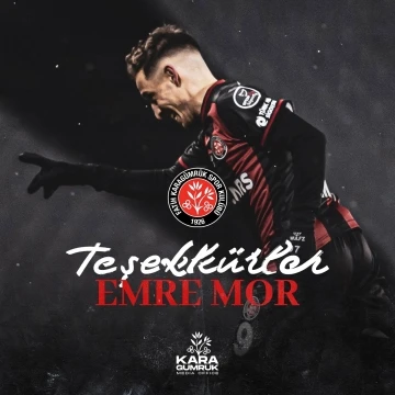 Fatih Karagümrük’ten Emre Mor’a veda mesajı
