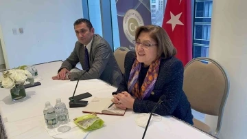 Fatma Şahin, Türk-Amerikan Toplumu temsilcileri ile bir araya geldi
