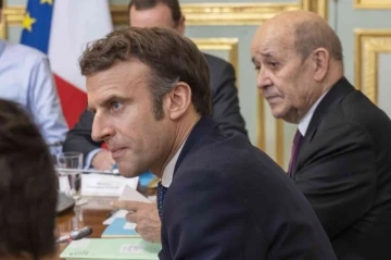 Fransa Cumhurbaşkanı Macron ile ABD Dışişleri Bakanı Blinken bir araya geldi
