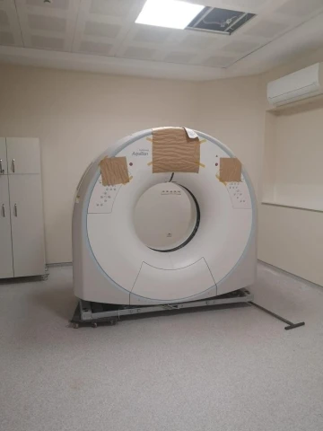 Gölbaşı Devlet Hastanesi’ne tomografi cihazı gönderildi

