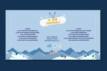 Hakkâri 4. Kar Festivali başlıyor
