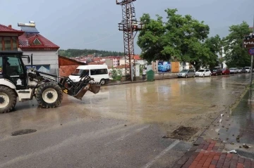 Havza’da dolu ve sağanak
