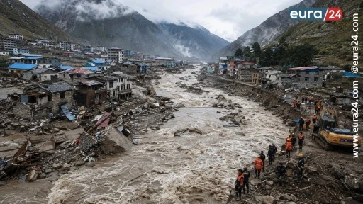 Himalayalar&rsquo;da Sel Felaketi: Y&uuml;zlerce Kişi Kayıp