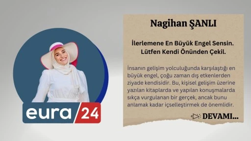 İlerlemene En Büyük Engel Sensin