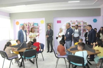 İnebolu’da ilkokula kazandırılan kütüphane törenle açıldı
