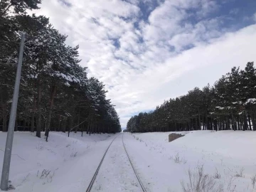 Kars’ta kartpostallık kış görüntüleri
