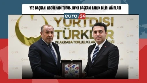KVKK Başkanı Faruk Bilir, YTB Başkanı Abdulhadi Turus&rsquo;u Ziyaret Etti