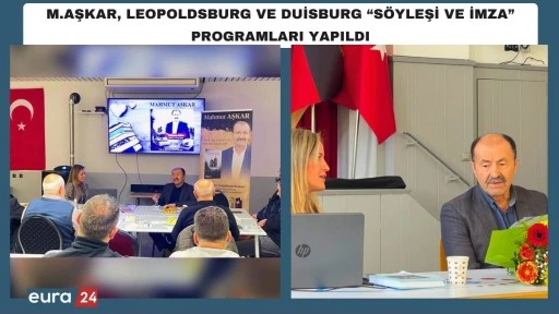 Mahmut Aşkar İle “Yetimin İsyanı” Söyleşi ve İmza Etkinlikleri Devam Ediyor.