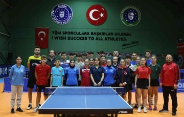Masa Tenisi Milli Takım kampları Bursa’da devam ediyor
