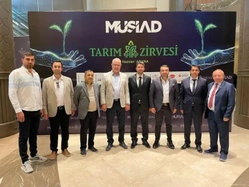 MÜSİAD Kırşehir Şubesi tarım zirvesine katıldı
