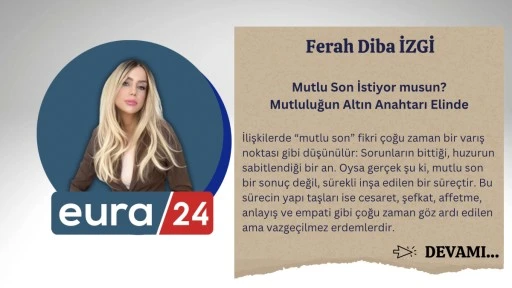 Mutlu Son İstiyor musun? Mutluğun Altın Anahtarı Elinde 