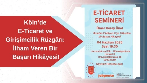 Köln’de E-Ticaret ve Girişimcilik Rüzgârı: İlham Veren Bir Başarı Hikâyesi!