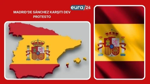 Madrid&rsquo;de S&aacute;nchez Karşıtı Dev Protesto