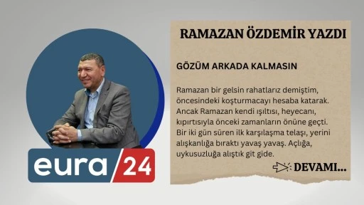 G&Ouml;Z&Uuml;M ARKADA KALMASIN