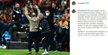 Necati Ateş, Galatasaray’a veda etti
