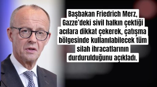Nihayet Almanya, İsrail’in Gazze Savaşı İçin Silah Sevkiyatını Durdurdu!