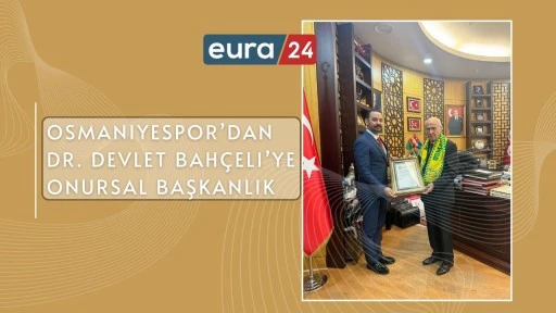 Osmaniyespor’dan Dr. Devlet Bahçeli’ye Onursal Başkanlık