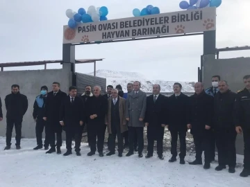 Pasin Ovası Belediyeler Birliği Hayvan Barınağı açıldı
