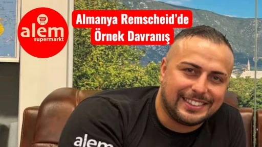 Remscheid Alem Süpermarket’te Dürüstlük Örneği
