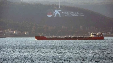 Rusya’dan ayçiçek yağı taşıyan gemi Çanakkale Boğazı’ndan geçti
