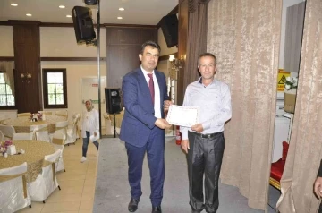 Safranbolu’da TYP görevi bitenlere teşekkür belgesi
