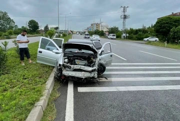 Samsun’da trafik kazası: 1 yaralı
