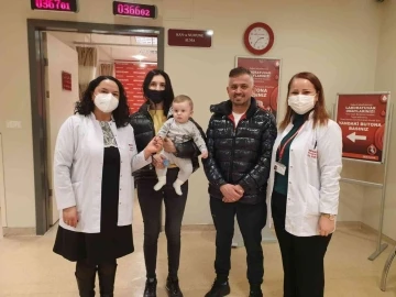Savaş bölgesinden gelen Ukraynalı bebek Ordu’da muayene oldu
