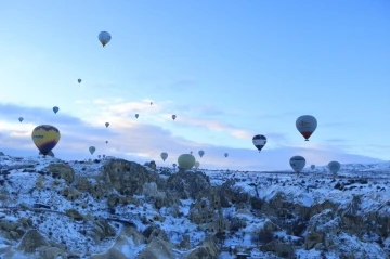 Sıcak hava balonları 8 günün ardından havalandı