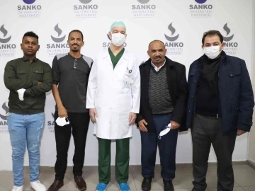 Şifa bulmak için Sudan’dan SANKO Hastanesi’ne geldi

