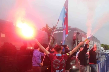 Trabzonspor, Hatay’da coşku ile karşılandı
