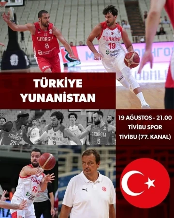Türkiye-Yunanistan basketbol maçı Tivibu Spor’da yayınlanacak
