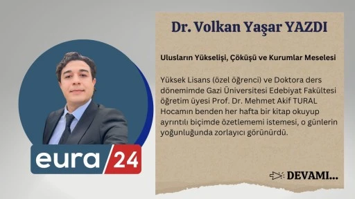 Ulusların Yükselişi, Çöküşü ve Kurumlar Meselesi